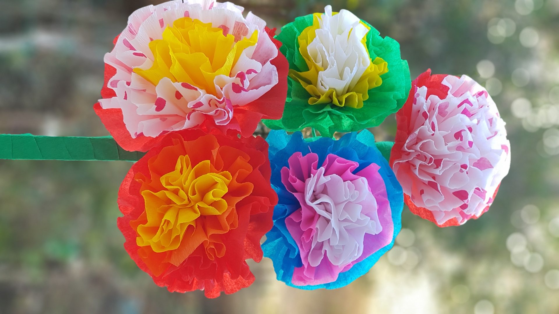 Cum se face o Sorcova din hartie creponata